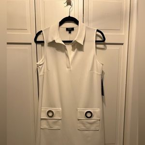 NWT New White Medium MSK Dress 60’s Wedding Bride Bachelorette GoGo costume